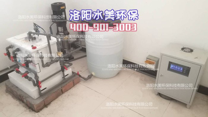医院污水消毒设备安装完毕